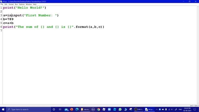 The most basic python tutorial with a few starter programs. ENJOY! смотреть онлайн