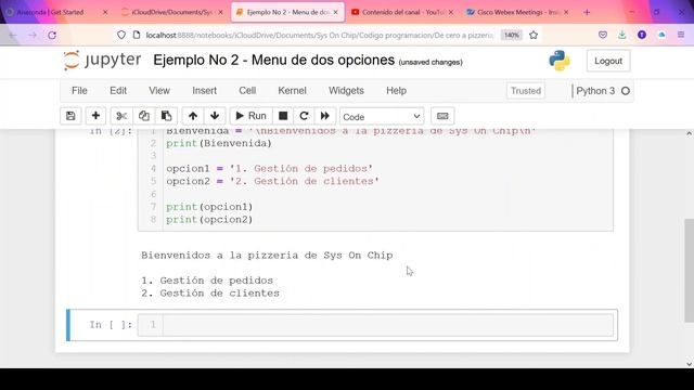 De cero a software de pizzeria con python - Ejercicio No 2 смотреть онлайн