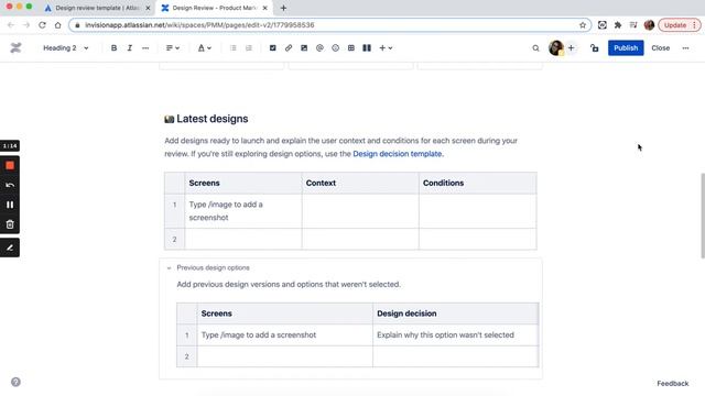 InVision Design Review Template | Confluence | Atlassian смотреть онлайн