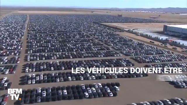 Des milliers de véhicules Volkswagen stockées à perte de vue aux Etats-Unis смотреть онлайн