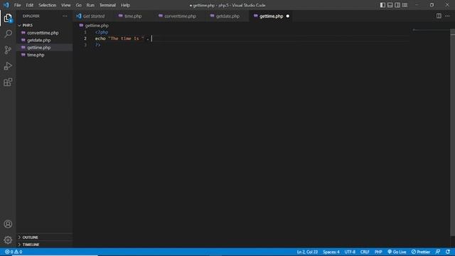Praktik 6-Part 4, gettime.php смотреть онлайн