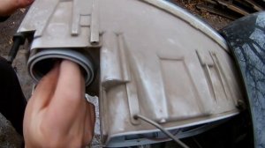 замена ламп ближнего и дальнего света шкода а5