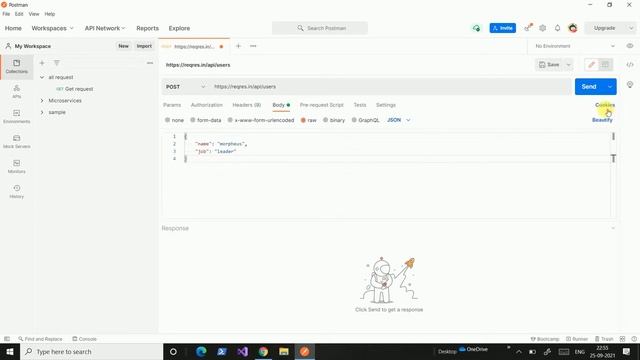 How to send post request in postman | postman tutorial | API | Tamil смотреть онлайн