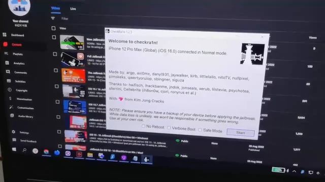 IOS 16 - 15 Jailbreak: IOS 16.1 The New CheckRa1n!