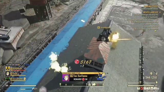 Fallout 76 WDC gets touched by my gat смотреть онлайн