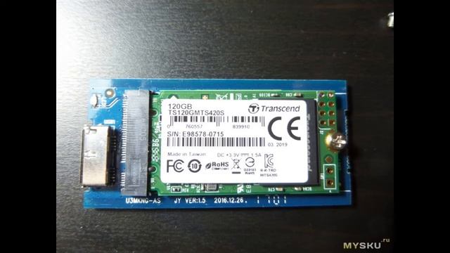 Корпус для M.2 SSD формата 2242: JEYI S81-N NGFF TO USB3.0 M.2 SATA3 ASM1153E | #Обзор