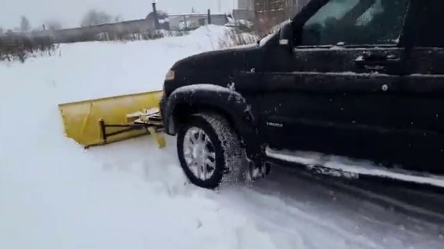 Снегоотвал на Уаз смотреть онлайн