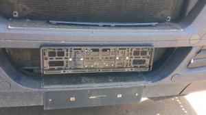 ?Man TGS ✅Установка откидного номерного знака, Установка кнопки для управления рамки