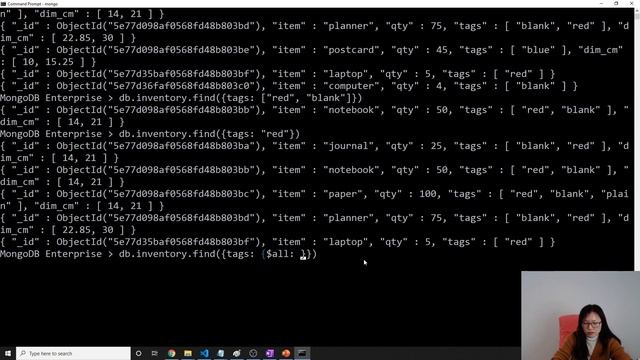 MongoDB - Query an Array смотреть онлайн