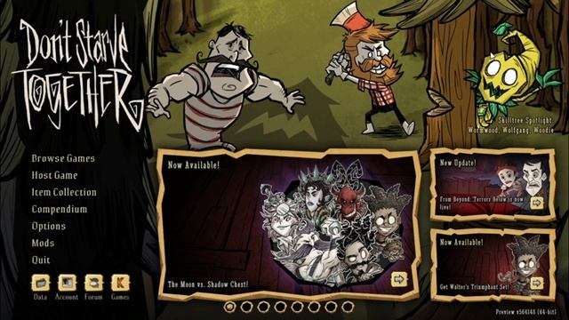 Don't Starve Together новая бета смотреть онлайн