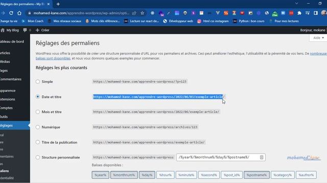 Apprendre WORDPRESS de ZERO : Découverte de l'interface d'administration et réglages de base #2 смотреть онлайн