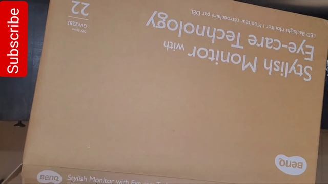 Benq Monitor GW2283 (eye-care Technology) UNBOXING смотреть онлайн