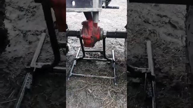Хорошая подножка в мотоблок. смотреть онлайн