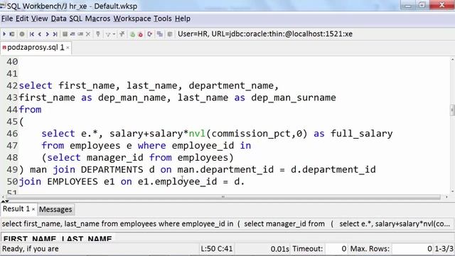 6 2 Podzaprosy - SQL тестирование смотреть онлайн