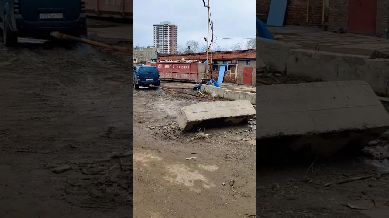 Внедорожник против бетона #авто #внедорожник #shorts смотреть онлайн