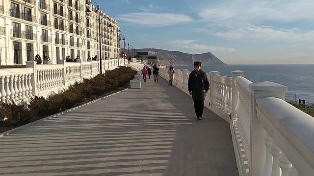 Продолжение Набережной в Анапе, 13 января 2023 года. смотреть онлайн