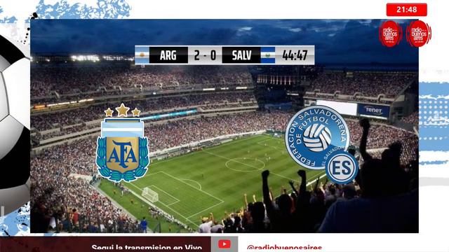 22/03/24 Argentina Vs El Salvador en Mundo Argentina Radio por Radio Buenos Aires AM1350 смотреть онлайн