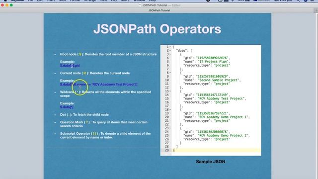 JSONPath Tutorial #3 - JSONPath Operators | Common Operators JSONPath смотреть онлайн