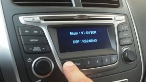 Сервисное меню штатной магнитолы Соляриса