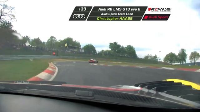 #39 Audi R8 LMS GT3 | Team Land | Onboard - 2023 24h of Nürburgring | Start | смотреть онлайн