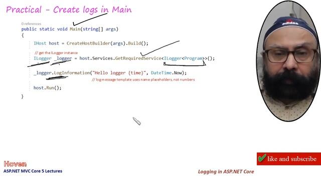 Lecture 3 - Logging in ASP.NET Core | C# ASP.NET MVC Core Fundamentals смотреть онлайн