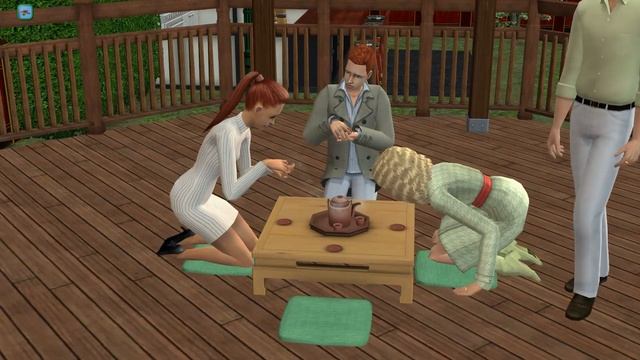 Let's Play The Sims 2 #38 Деревня Такемицу