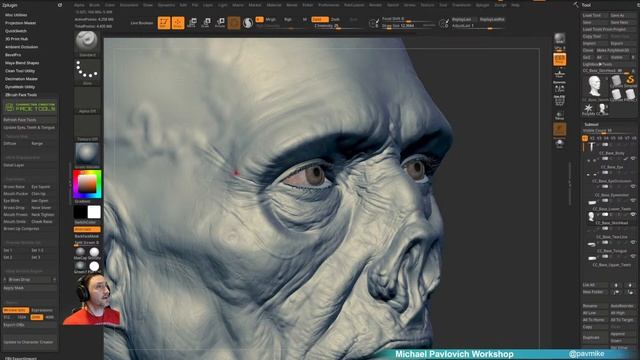 Character Creator Face Tools & ZBrush - Create Custom Characters, Shapes, And Wrinkles, EASY!!!!