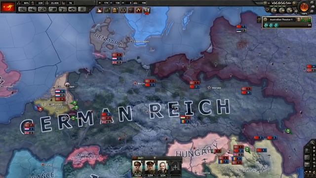 Hearts of Iron IV AUSTRALIA #11 Together for Victory DLC - Gameplay / Let's Play смотреть онлайн