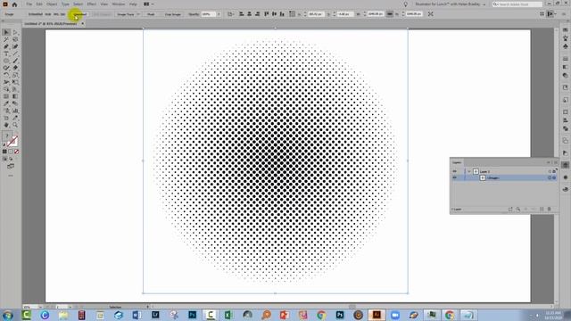 Illustrator - Shapes and Halftone - How to make a half tone with any shape смотреть онлайн