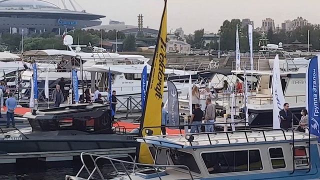 Выставка яхт и катеров St. Petersburg International Boat Show 2020 смотреть онлайн