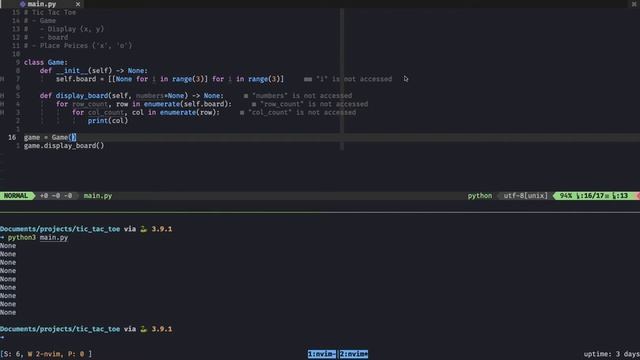 Tic-Tac-Toe AI in Python (Part 1) | Building the Board смотреть онлайн
