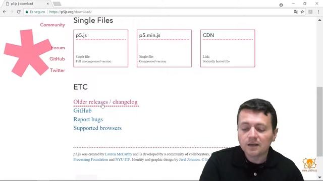 1-06 Programacion desde cero | Descargar e instalar P5.js en nuestro computador смотреть онлайн