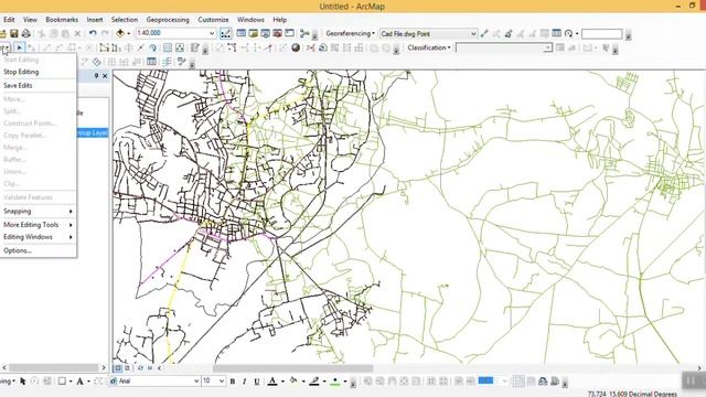 CAD File Geo referencing смотреть онлайн