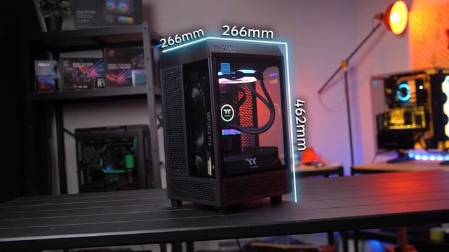 Корпус Thermaltake The Tower 100 Mini Chassis смотреть онлайн