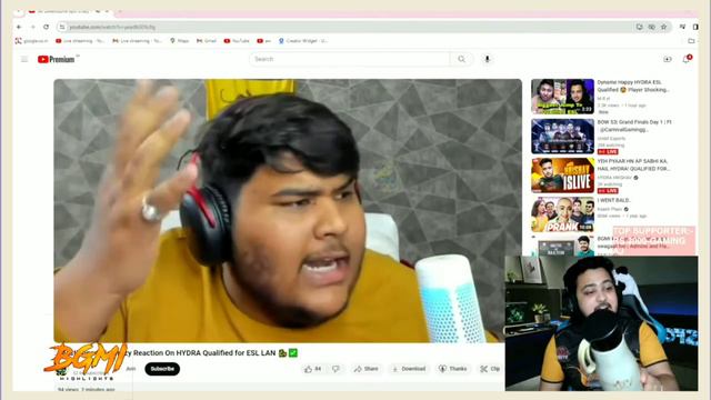 Hrishav Reaction On Mastizone Emotional After Hydra Qualified 🐉🤩| BGMI HIGHLIGHTS смотреть онлайн