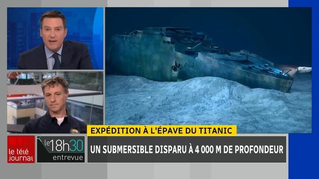 Expédition à l’épave du Titanic : cinq passagers du sous-marin portés disparus смотреть онлайн
