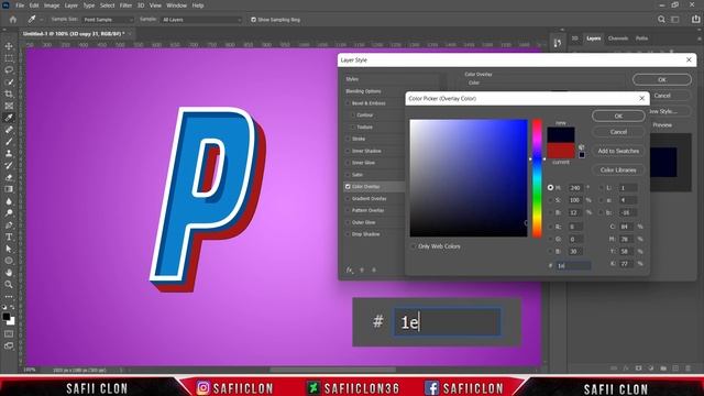 [ Photoshop Tutorial ] Colorful Typography Text Effect  In Photoshop CC