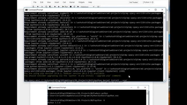How to Install spaCy | Python Virtual Environment Creation смотреть онлайн