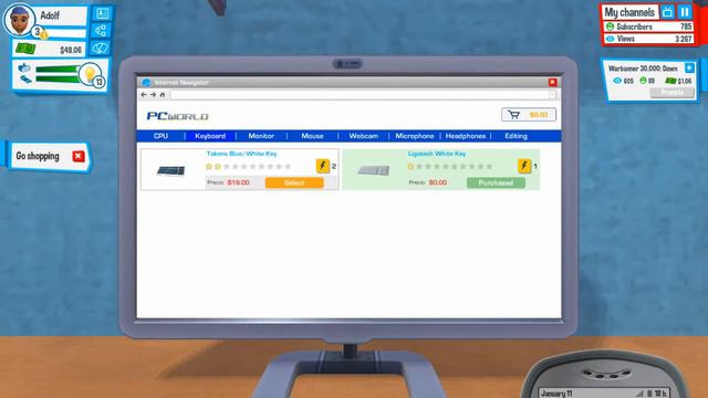 БЫТЬ ПОПУЛЯРНЫМ В Youtubers Life (1) смотреть онлайн