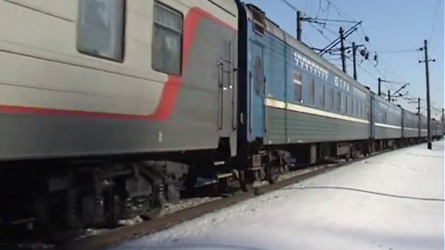 Фирменный поезд "Югра" Москва-Нижневартовск. смотреть онлайн