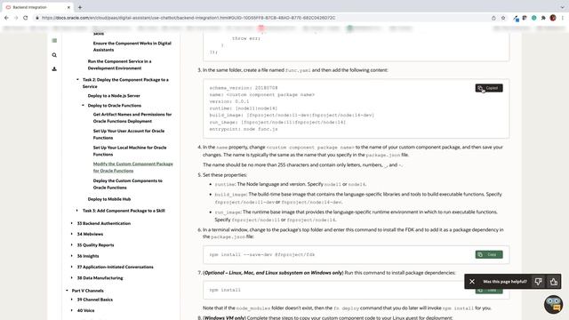 Deploying Oracle Function as a Custom Component for Oracle Digital Assistant смотреть онлайн