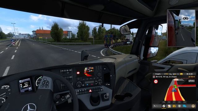 Euro Truck Simulator 2 | 3 ➤ Перекрытая дорога • Большой объезд смотреть онлайн