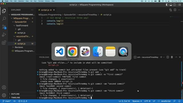 Myanmar Web Developer - Episode 104 - Git merge смотреть онлайн