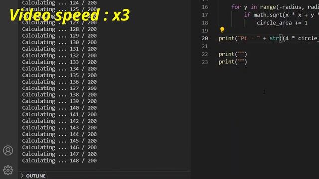 This python algorithm generated the digits of pi - Pi day смотреть онлайн