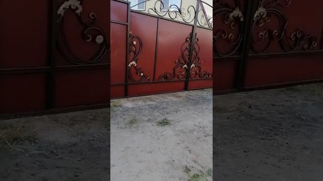 Ворота с калиткой своими руками! 5мет х 2,7м сдел и установил себе??? смотреть онлайн