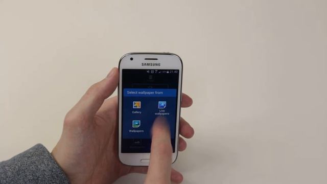 How To Change Wallpaper/Background - Samsung Galaxy Ace 4 смотреть онлайн