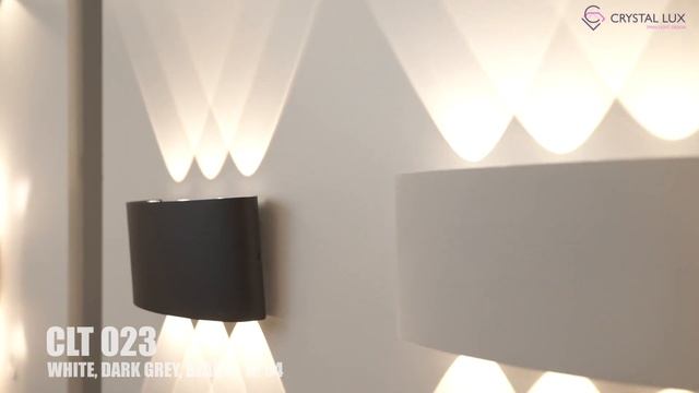 Уличный настенный светодиодный светильник Crystal Lux CLT 023 White смотреть онлайн