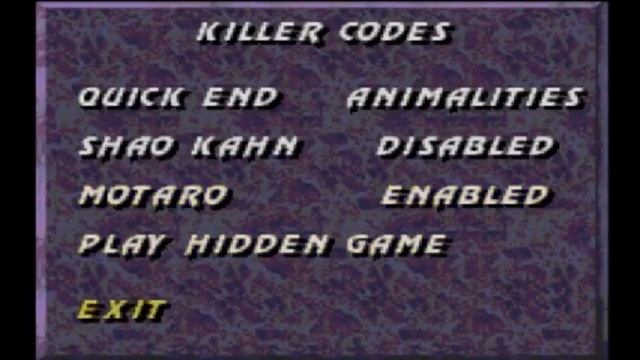 Ultimate Mortal Kombat 3 - Killer Codes, Shao Khan/ Motaro смотреть онлайн
