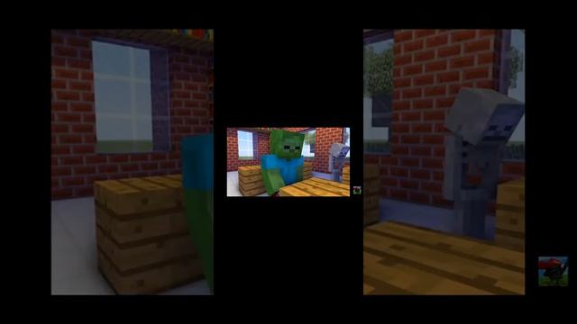 школа монстров в minecraft урок рисование. смотреть онлайн