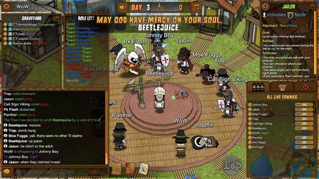 JAILOR IN NEW RANKED ROLELIST! Town of Salem смотреть онлайн